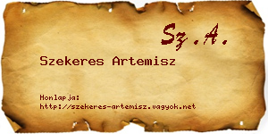 Szekeres Artemisz névjegykártya